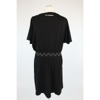Karl Lagerfeld Kleid aus Baumwolle in Schwarz
