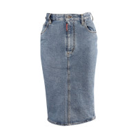 Dsquared2 Skirt Cotton in Blue