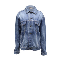 Balenciaga Jacket/Coat Cotton in Blue