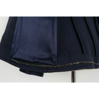 Chanel Jas/Mantel Wol in Blauw
