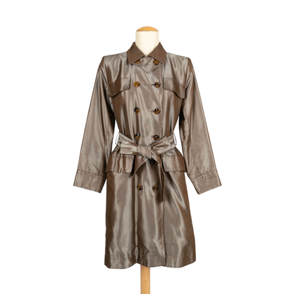 Yves Saint Laurent Giacca/Cappotto in Grigio