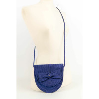 Nina Ricci Handbag Cotton in Blue