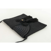 Nina Ricci Handtasche aus Baumwolle in Schwarz