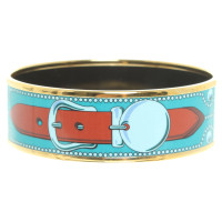 Hermès Enamel bracelet with motif