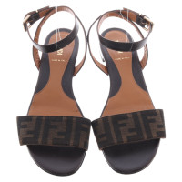 Fendi Sandals with logo pattern