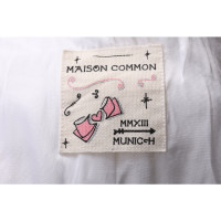 Maison Common Blazer in Cotone in Bianco