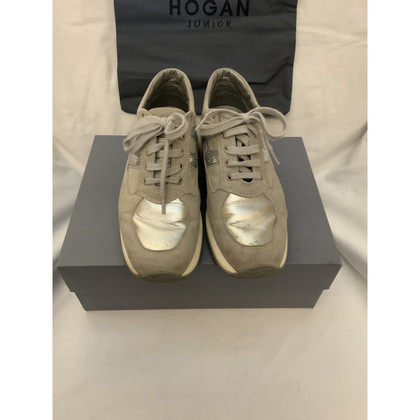 Hogan Sneaker in Pelle in Grigio