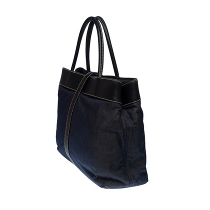 Chanel Handtasche aus Jeansstoff in Blau