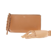 Chloé Clutch Bag Leather in Brown