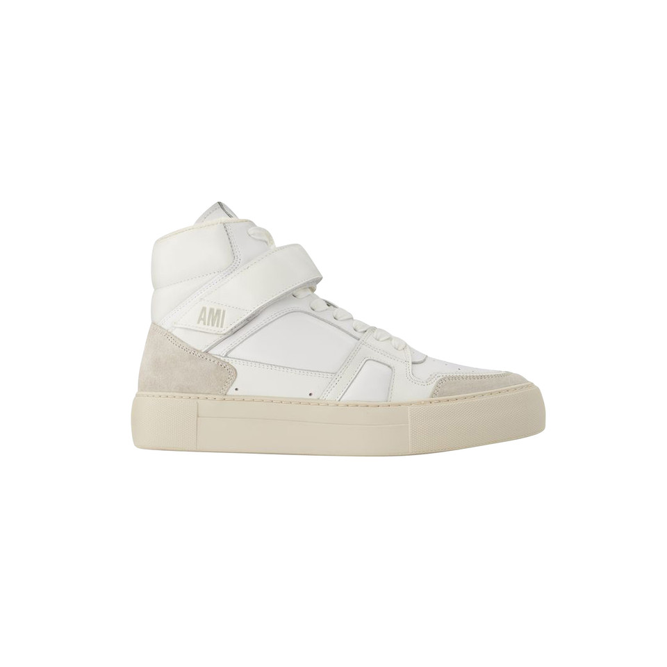 And... Paris Trainers Leather in White