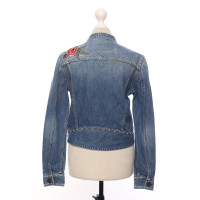 Hunky Dory Jacket/Coat Jeans fabric in Blue