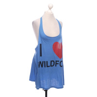 Wildfox Top Cotton in Blue
