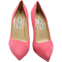 Jimmy Choo Sandals Suede in Pink