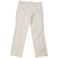 Akris Paire de Pantalon en Coton en Blanc