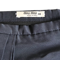 Miu Miu Blue mini skirt