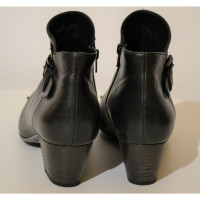 Vic Matie Bottines en Cuir en Noir