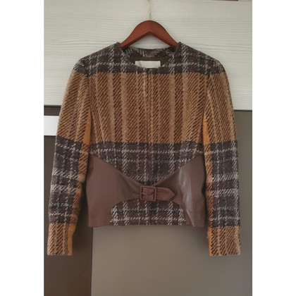 Valentino Garavani Suit Wool in Brown