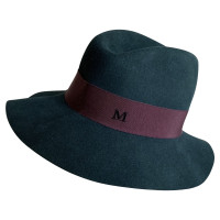 Maison Michel Hut/Mütze aus Wolle in Grün