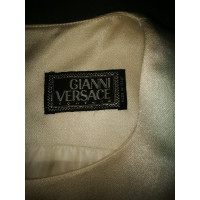 Gianni Versace Vestito in Jersey in Bianco