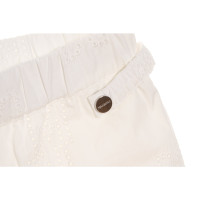 Max & Moi Paire de Pantalon en Coton en Blanc