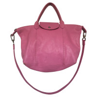 Longchamp Tote Bag aus Leder in Rosa / Pink