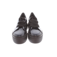 Agl Lace-up shoes Patent leather in Black