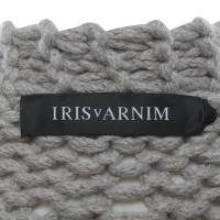 Iris Von Arnim Cashmere cardigan in grigio-beige