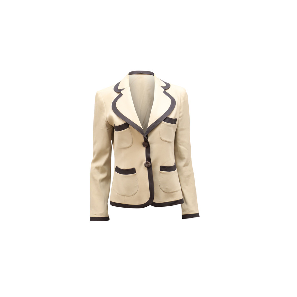 Armani Giacca/Cappotto in Lana in Beige