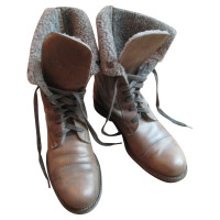 Brunello Cucinelli lace-up boots