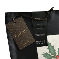 Gucci Gucci Floral sjaal met zwarte band