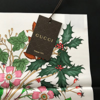 Gucci Gucci Floral sjaal met zwarte band