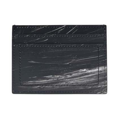 Moschino Täschchen/Portemonnaie aus Leder in Schwarz