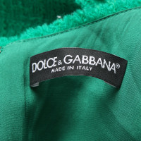 Dolce & Gabbana Vestito in Lana in Verde