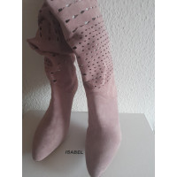 Isabel Marant Stiefel aus Wildleder in Rosa / Pink