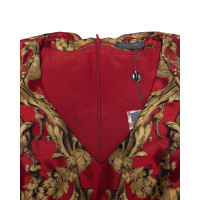 Alexander McQueen Kleid aus Baumwolle in Rot