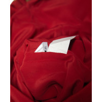 Alexander McQueen Kleid aus Baumwolle in Rot