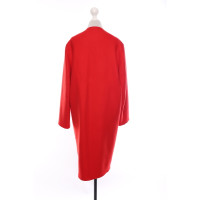 Hermès Jacket/Coat Cashmere in Red