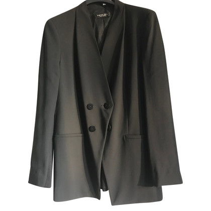 Twin Set Simona Barbieri Jacket/Coat Viscose in Black