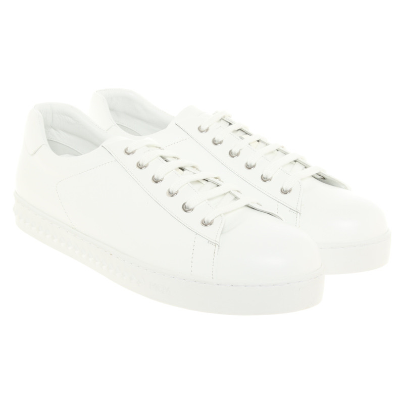 Mcm Trainers Leather in White - Second 
