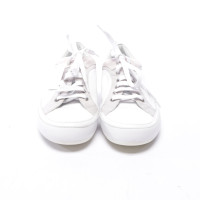 Candice Cooper Sneaker in Pelle in Bianco