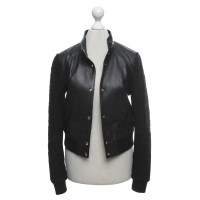 Philipp Plein Giacca in pelle in Black