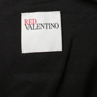 Red Valentino Zwarte schede jurk