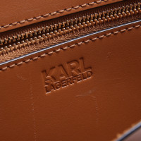 Karl Lagerfeld Shoulder bag Leather in Brown
