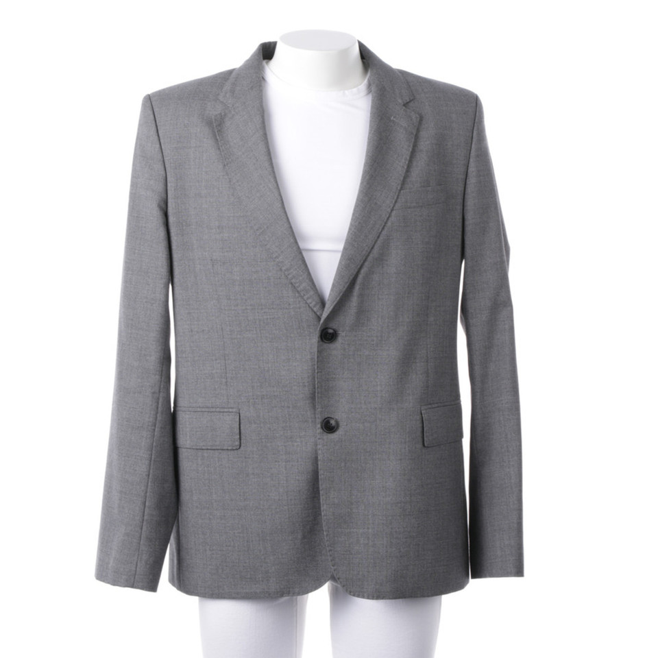 AMI Paris Blazer in Lana in Grigio