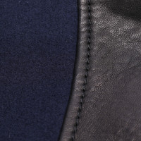AMI Paris Jacke/Mantel aus Wolle in Blau