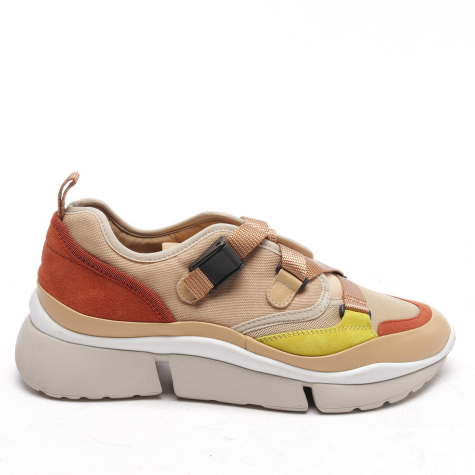 Chloé Sneaker in Pelle in Marrone