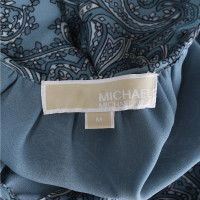 Michael Kors Kleid aus Seide in Blau
