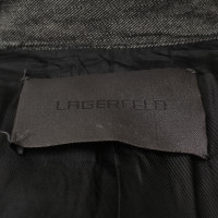 Karl Lagerfeld Melierter Anzug in Grau