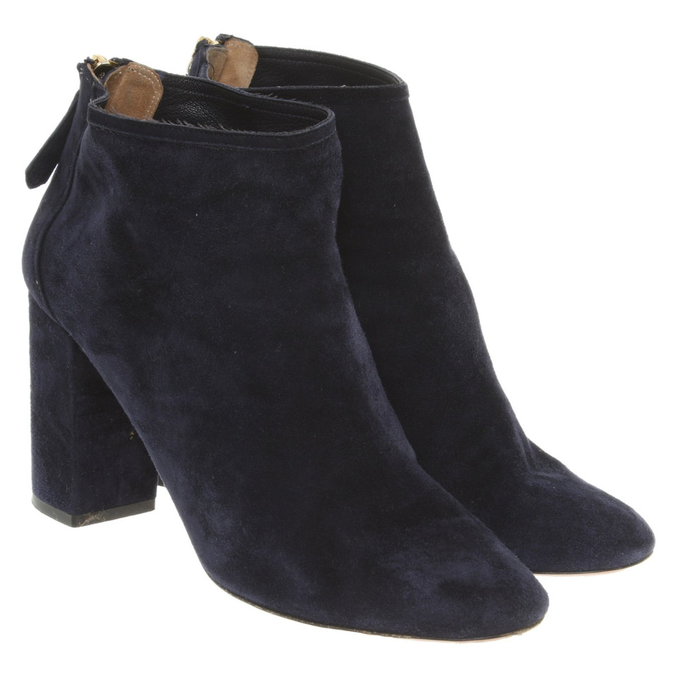Aquazzura Ankle boots Suede in Blue