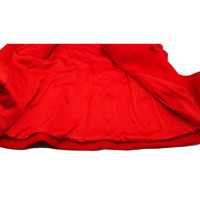 Chanel Jacket/Coat Wool in Red